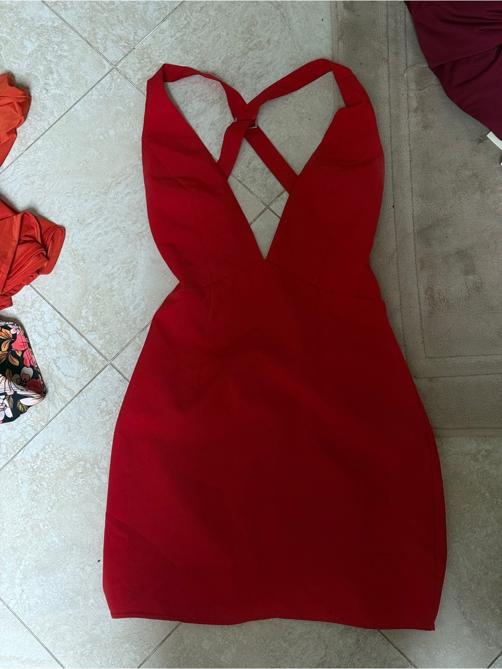 NBD red dress